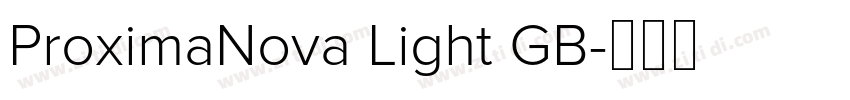 ProximaNova Light GB字体转换